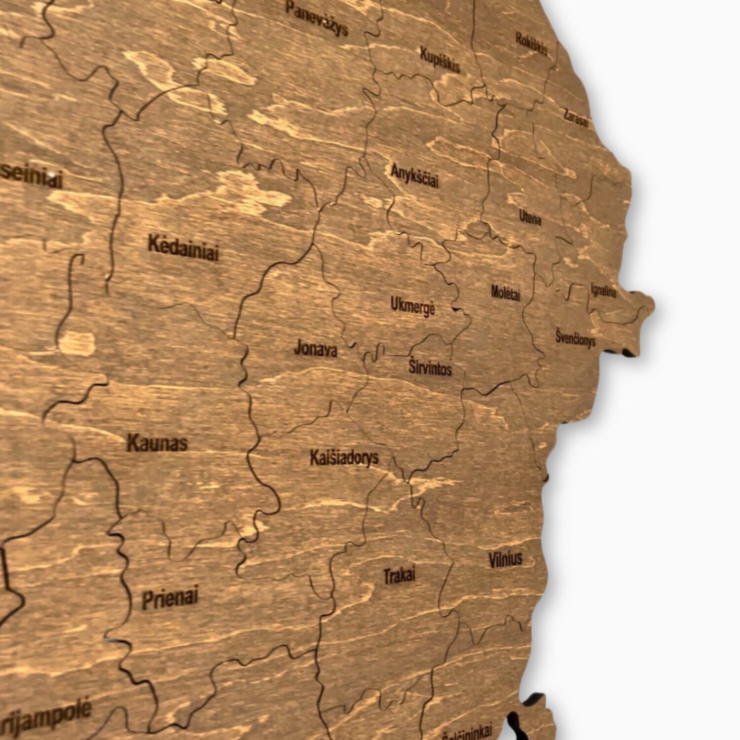 1 Wooden map of Lithuania - Image 4