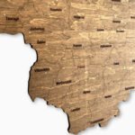 Wooden map of Lithuania - Image 5