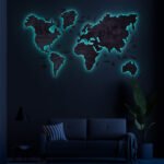 LED Wooden Map - Image 5