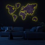 LED Wooden Map - Image 4